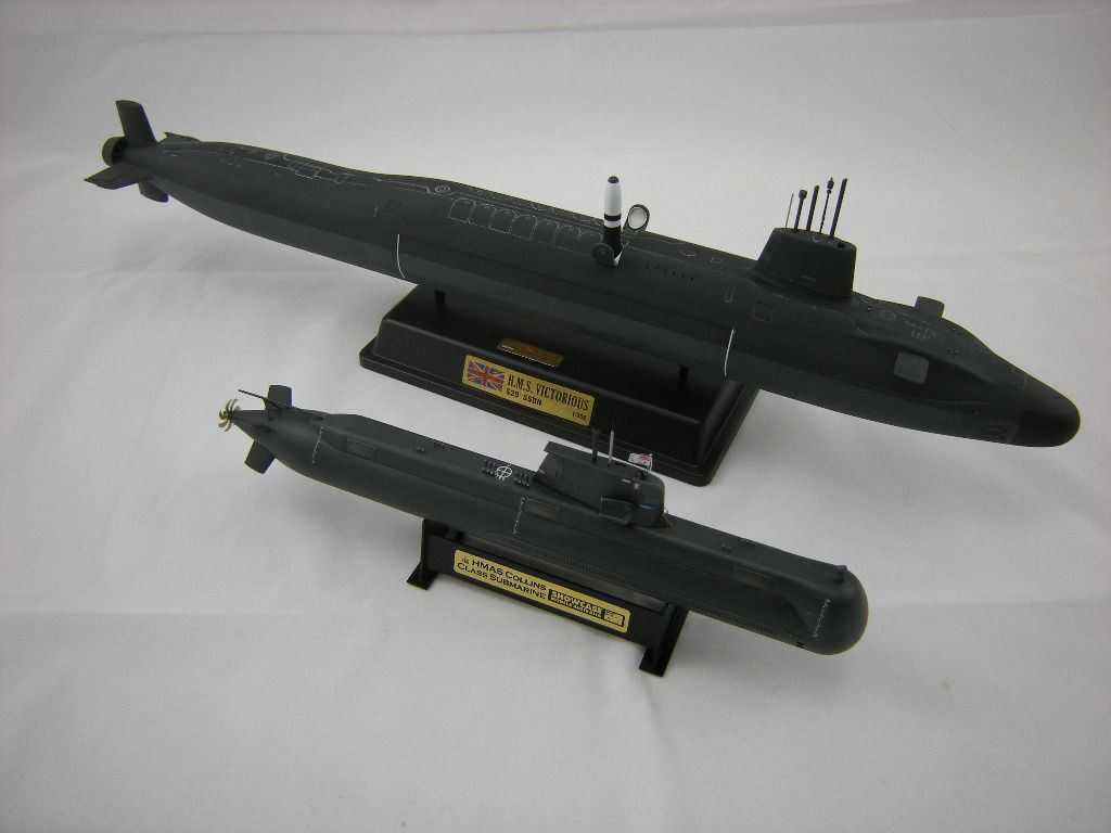 1/350 Collins Class Submarine HMAS Sheehan Ready for Inspection